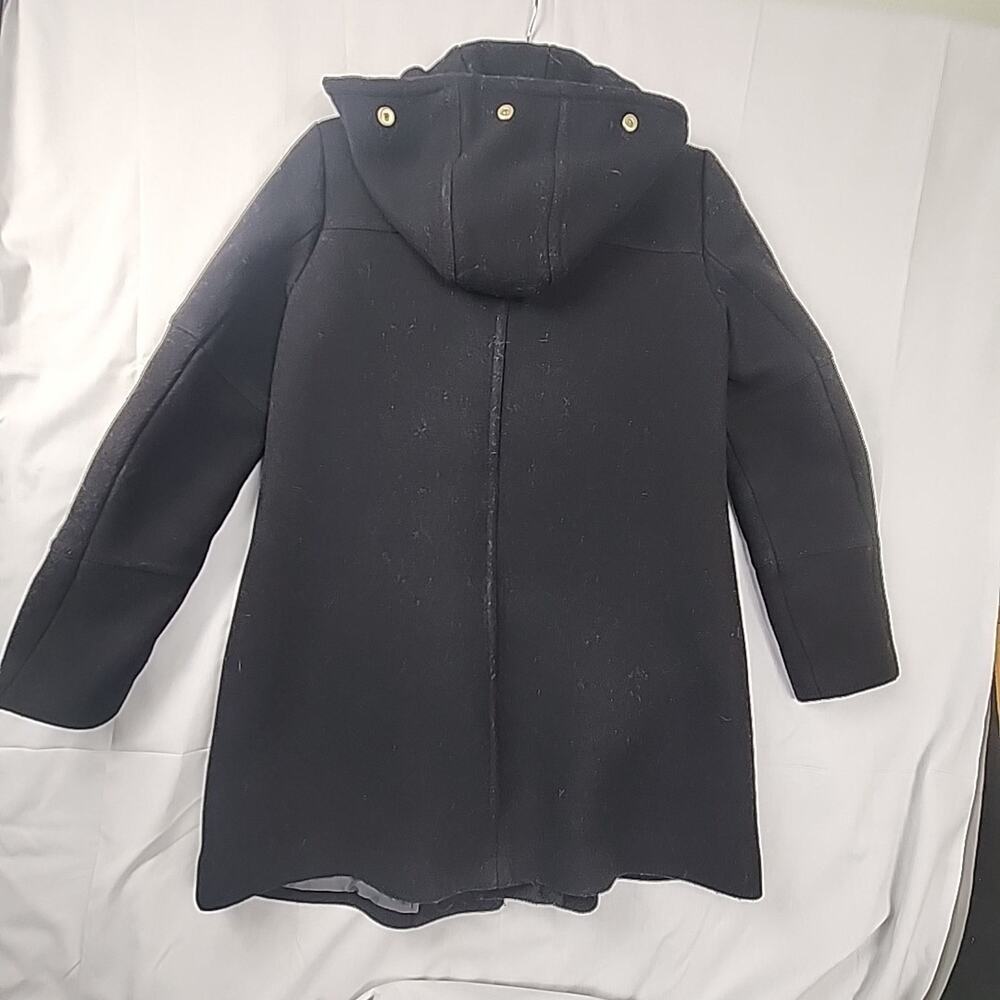 JCrew Womens 6 Chateau Parka Italian StadiumCloth Hooded Wool Warm No Fur Collar - Picture 4 of 7